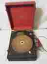 1112 Symphonic Vtg Portable Suitcase Record Player Model Turntable