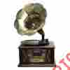12128 Back To The 50 S 50s Executive Antique Trumpet Horn Turntable Phonograph