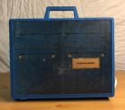 13-1115a Realistic Portable Record Player Blue Jeans Case Model