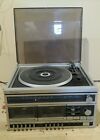 132.91827455 Sears Vintage Compact Stereo Dual Cassette Player Turntable Am Fm