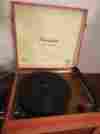 137k Champagne Vintage Portable Phonograph Model