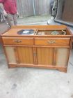 1st301 Magnavox Gorgeous Console Stereo Record Player Every Thing Works Well