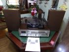 304.91946150 Sears Vintage Am Fm Stereo System Turntable Cassette Track Player