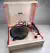 32303 Sears Vintage Solid State Phonograph-for Parts-music-record Player-w Box