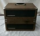360s Audiotronics Portable Vintage Record Player Turntable Works