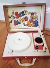 390.2091150 Sears Vintage Roebuck Child Record Player Red Sing Along Tested