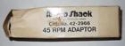 42-2966 Radio Shack Vintage Rpm Adaptor Box
