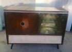 42226 Mid Century Modern Alaska Perpetuum Ebner Console Cabinet Credenza