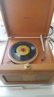 4245 Silvertone Vintage Record Player Portable Mid Century Turntable Phonograph