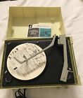 4444b Vintage Compact Penncrest Model Portable Record Player Penney