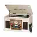 Vta-600b 7-in-1 Victrola Wooden Turntable With Usb Encoding Bluetooth White Color 816203015464