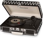 7233 Crosley Record Player Turntable Three Speed Built In Speakers Arm Needle Chalk Board 789464967233