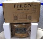 841.205 730233812056 Philco Turntable Cd Cassette Player Unit Model Mib