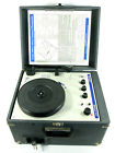 Dc0204 78 Portable Rpm 1030av Plays Suitcase Record Player Vintage 45 - 33 16 Califone