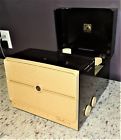 8-ey-4fk Rca Vintage Rpm Record Player In Nice Brown Beige Cabinet