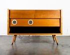 8080-usa Mid Century Modern Stereo Console Grundig Majestic Record Player Radio