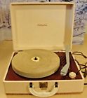8232 Silvertone Portable Speed Vacuum Tube Record Player Model No Working