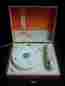 8400 Vanity Fair Vintage Portable Record Player 4 Speed Model Phonograph Orange
