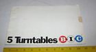 920-940-960-980-1000 Bic Turntables Record Lp Player Brochure Poster
