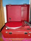 A-78 Library Of Congress Vintage Red Phonograph Record Player The Blind