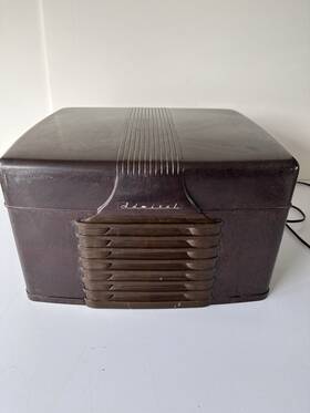 6rp48-3a1an-ma Admiral Vintage 78rpm Bakelite Record Player