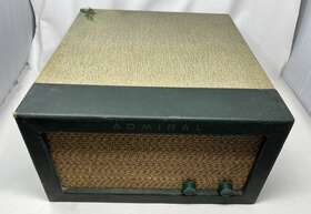 6rp50-3a1an Admiral Model 3h18d Two-tone Green Automatic Phonograph