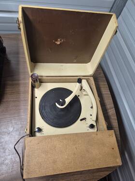 Gaa-1003 Airline Model Portable Turntable No Power