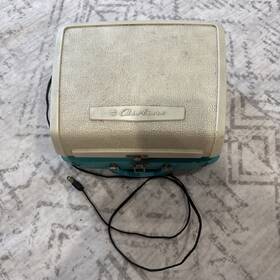 Ghj726a Airline Vintage Record Player Blue And White Works Model