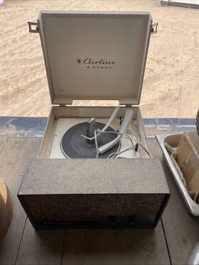 Jwr1030a Airline Vintage 4-speed Record Player