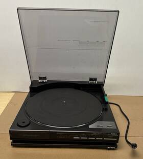 Lx-330 Aiwa Full Automatic Linear Tracking Turntable Not Fully Working For Parts