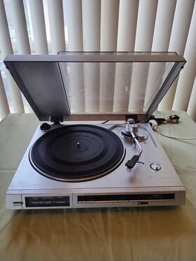 Ap-q330 Akai Turntable Working Vintage Direct Drive Full Auto Tested At Cart