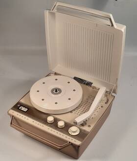 45p68 Arvin Phonograph Turntable 16 33 45 78 Rpm Record Player Vintage 1966