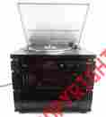 As9408 Magnavox Turntable Dual Cassette Deck Stereo System Very Rare Tested