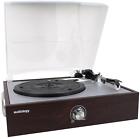Au-rpusb-55wd Audiology Record Player Turntable Vinyl Vintage 633711331646