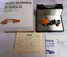 120ea Audio Technica 120ea/g N.o.s. 120 E Cartridge Never Used Mint Head Shell