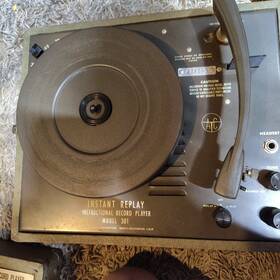 474699 Audiotronics Instant Replay Instructional Record Player Model 301