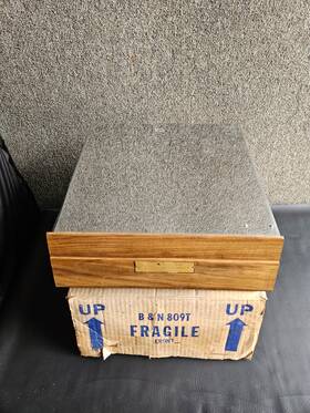809t B & N B&n Under Dash Automobile Record Changer/player With Original Box