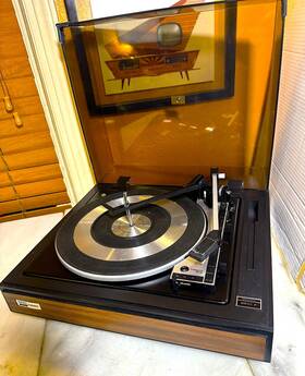 C131 Bsr See Video Serviced Stacking Record Changer Model Shure Mag Cart &stylus