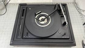 C-180 Bsr C180 Turntable Record Player For Parts Missing Motor Cables Cartridge Pics
