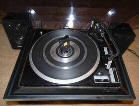 Q720 Bsr Fully Automatic Record Changer And 45 Adapter Works Perfect Nu Needle Vgc Read