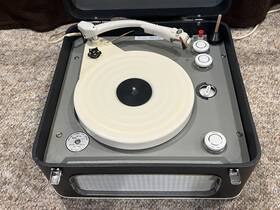 Bush Srp30c Ready To Play Lps And 78s - 1962 Portable Garrard Record Player