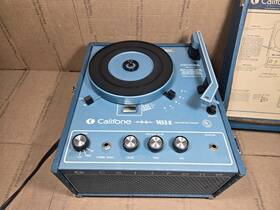 Turntable-4 Califone 1433k 01192 1455k Portable Vinyl Record Player Speeds 1960s Pls Read
