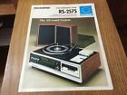 Rs-257s Cassette Stereo Brochure 257s Flyer Vintage Rs Panasonic