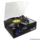 Cassette Turntable 3-speed Digital Aux- Mp3 Vinyl Recording Pyle Pc Usb