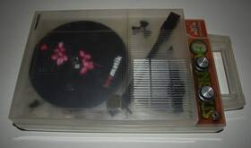 Gp-3c Columbia Gp-3 Skeleton Ape Portable Record Player Turntable Tested Cornelius