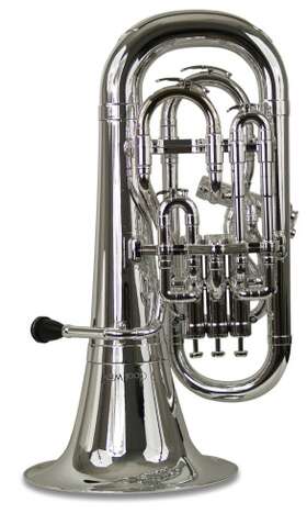 Ceu200sl Coolwind Plastic Euphonium 4pistons 3 1 Silver With So