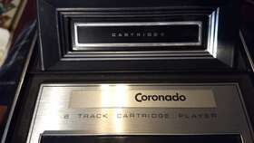 Coronado Morse Tm-6 8track Player Mod. Made In Japan Working When Removed From Cabinet