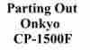 Cp-1500f Onkyo Parting Out Turntable See Description Do Not Click Buy It Now