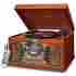 Cr7008apa Crosley Wood Record Player 3 Speed Turntable Cd Radio Mp3 Entertainment Center