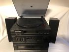 Cs111 Quasar Integrated Audio System Turntable Cassette Speakers